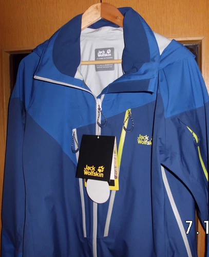 JACK WOLFSKIN HIGH AMPERAGE JACKET MEN SOFTSHELL JACKE HERREN GRÖSSE XL BLAU