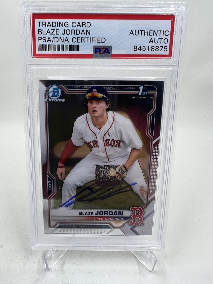 その他 PSA9 BLAZE JORDAN 1st BOWMAN AUTO /100 BLAZE JORDAN AUTO 1st 2021 Bowman Chrome Prospects Autograph