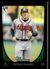 2011 Bowman #205 Freddie Freeman RC Rookie