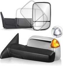 Pair Power Heated Towing Mirrors For Dodge Ram Pair Power Heated Towing Mirrors For Dodge Ram