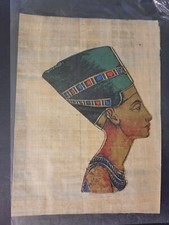 4 VTG EGYPTIAN PAPYRUS HAND PAINT ARTS, NEW, COLLECTABLE.