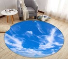 3D Blue Sky White Clouds NA5109 Game Rug Mat Elegant Photo Carpet Mat Fay