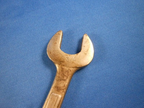 Vtg Craftsman USA 3/4" SAE Saltus 12 Point Box End Combination Wrench =V= Flying - Picture 3 of 8