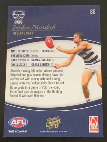SELECT 2014 AFL HONOURS 1 COMMON CARDS - PICK YOUR CARD - Picture 161 of 311