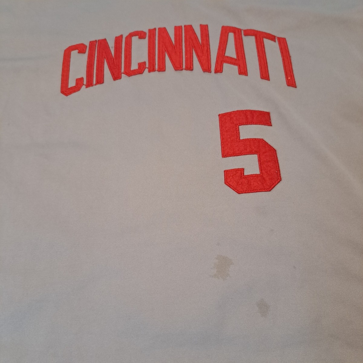 Vintage Johnny Bench Cincinnati Reds #5 Jersey Sz 56 Mitchell