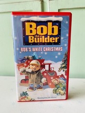 Bob the Builder - Bobs White Christmas (VHS, 2002) Bob Builder Kids Boys Girls