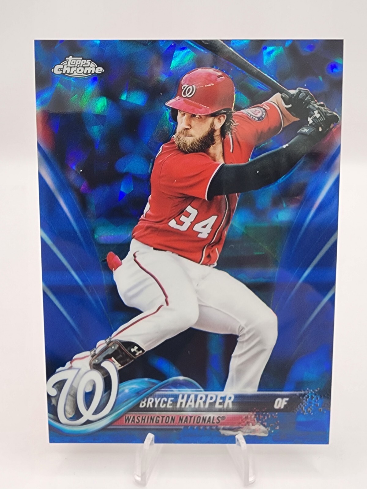 2018 Topps Chrome Sapphire Edition - #351 Bryce Harper Washington Nationals
