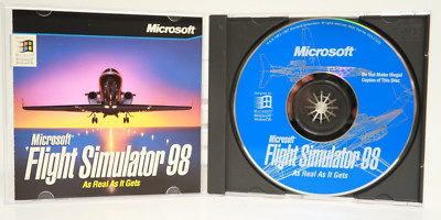 Microsoft Flight Simulator 1998 As Real As It Gets PC Computer Video Game
