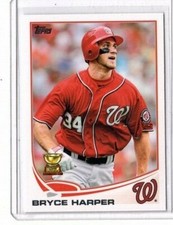 2013 Topps #1 Bryce Harper Washington Nationals Baseball Card