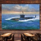 Nuclear Submarine Yuri Dolgoruky Print Art Flag Tapestry Military Art Posters