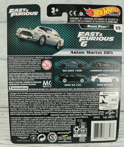 Hot Wheels Premium DB5 720S E36 E46 Lamborghini Euro Fast & Furious PICK Choose - Picture 22 of 23