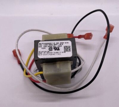 46-24124-06 HVAC Transformer 40 VA 120/24V Channel 2 Hole Mount Model Specific