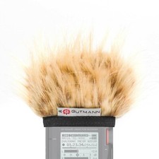 Gutmann Microfono Pelliccia Parabrezza Parabrezza per Tascam DR-100MKII / MK2 CAMEL