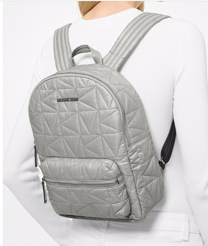 MICHAEL KORS WINNIE QUILTED ALUMINUM LARGE BACKPACK RRP $448.00 - Picture 4 of 12