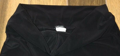 Neva Pants Black Palazzo Boho Cropped Wide Legs 34X24 Slimming Flattering Classy - Picture 3 of 3