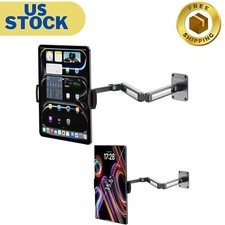 Aluminum Alloy Tablet Wall Mount Holder, Foldable Portable Monitor Stan