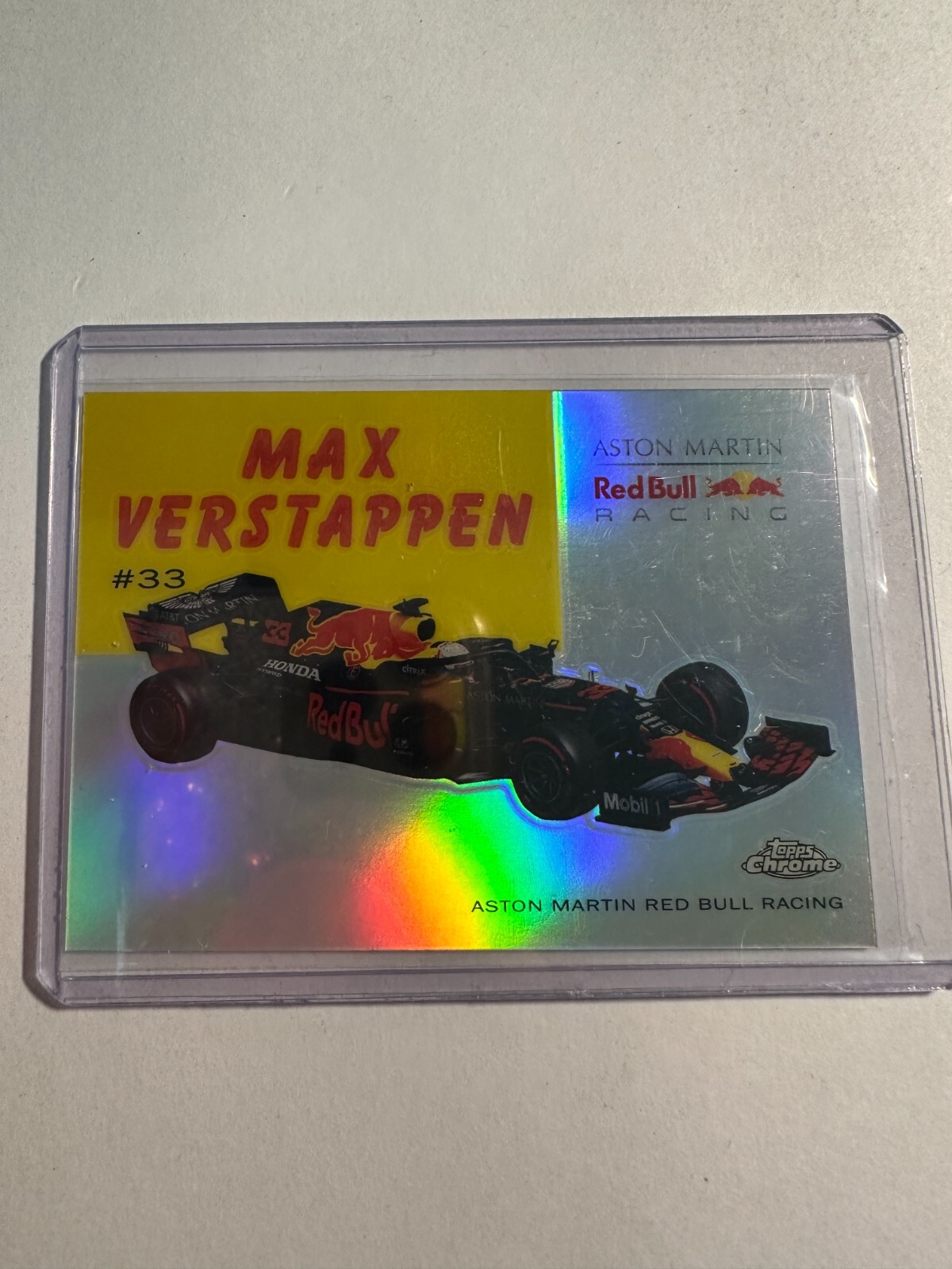 K113,673 - 2020 Topps Chrome Formula 1 '54 World on Wheels #54W5 Max Verstappen
