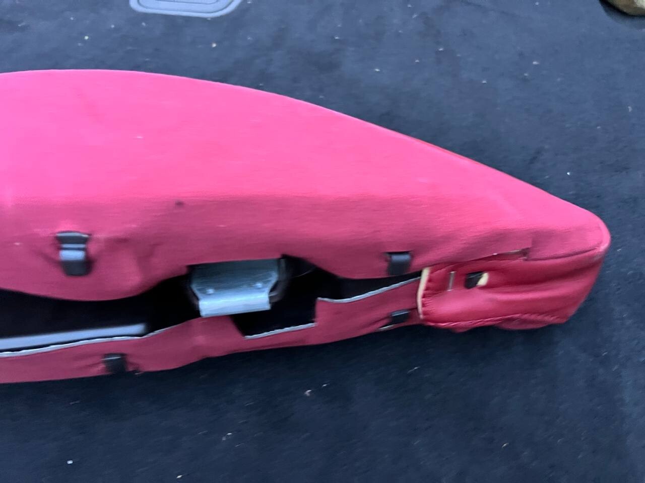 Maserati Ghibli 2017 OEM Rear Right Seat Cushion Pad Cover Red