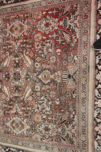 8x10 Antik Mahal Sultanabad Teppich Geometrisch Rot Antique Rose Traditionell - Bild 9 von 12