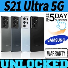 New Samsung Galaxy S21 Ultra 5G 128G Fully Unlocked AT T T-Mobile 6.7" Cellphone