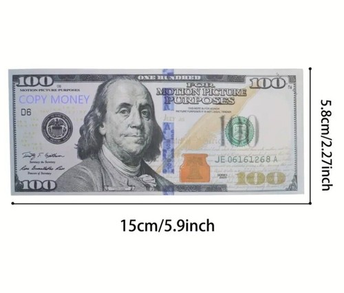 Money Gun Cash Spray Toy Cannon Shoot Gun Funny Gift Party Game Gold +100 Notes - Picture 36 of 39