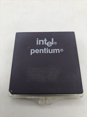 Vintage Intel Pentium A80502166 SY016 166MHZ Processor GOLD Pins Discount