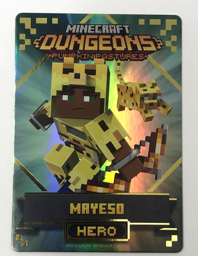Minecraft Dungeons Arcade Series 4 (NEWEST 2025) w/Hero cards + Pumpkin Pastures - Picture 140 of 144