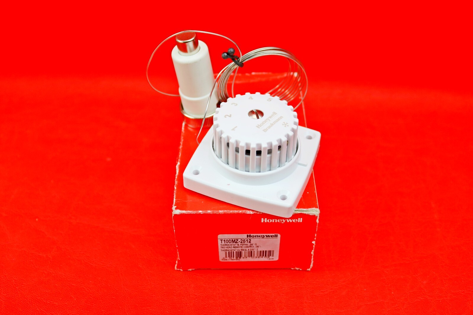 Honeywell T100MZ-2512 Remote TRV Sensor 2m Capillary
