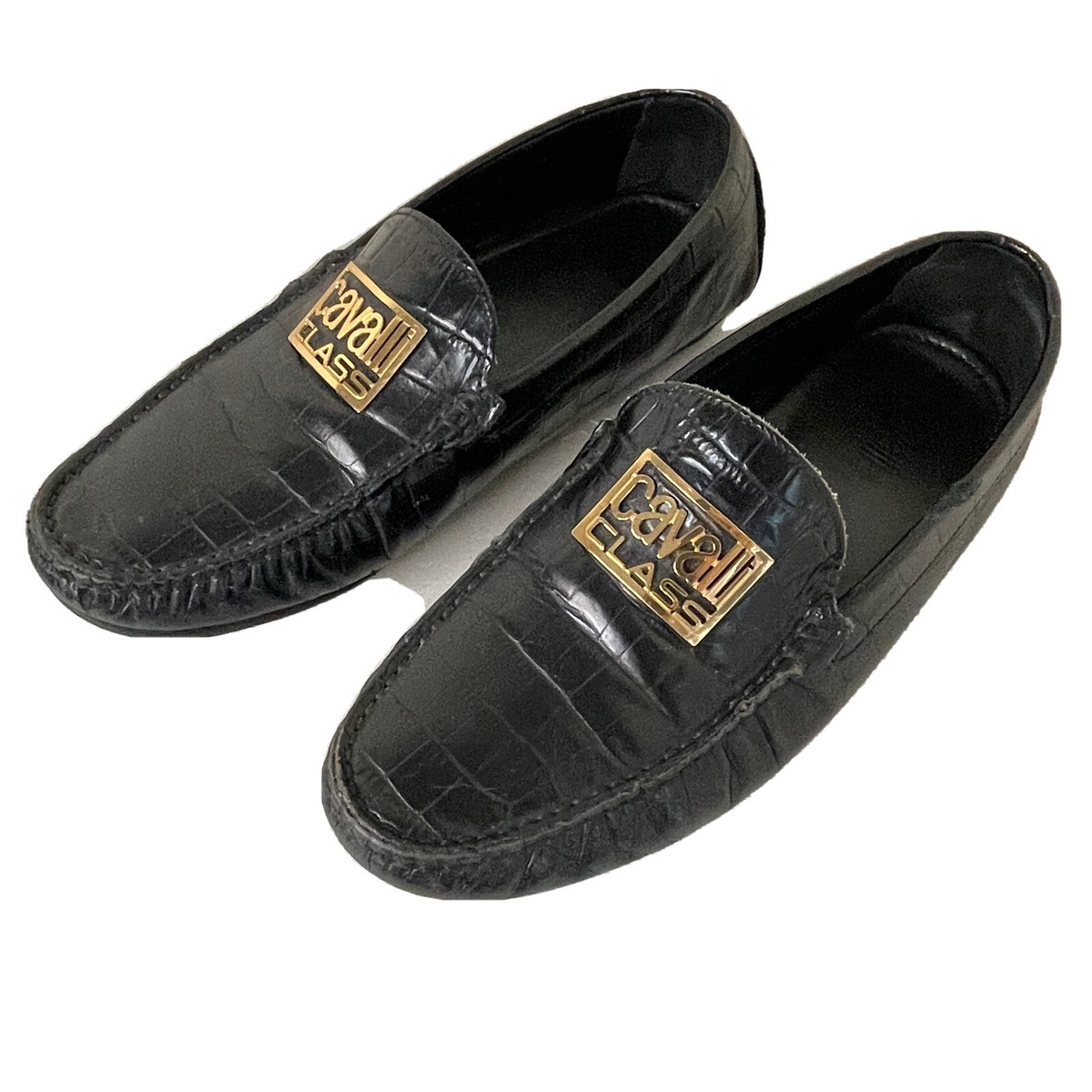 靴 EMBOSSED LOAFERS / BLACK CROCODILE COMBI 靴 EMBOSSED LOAFERS / BLACK CROCODILE COMBI Black Crocodile