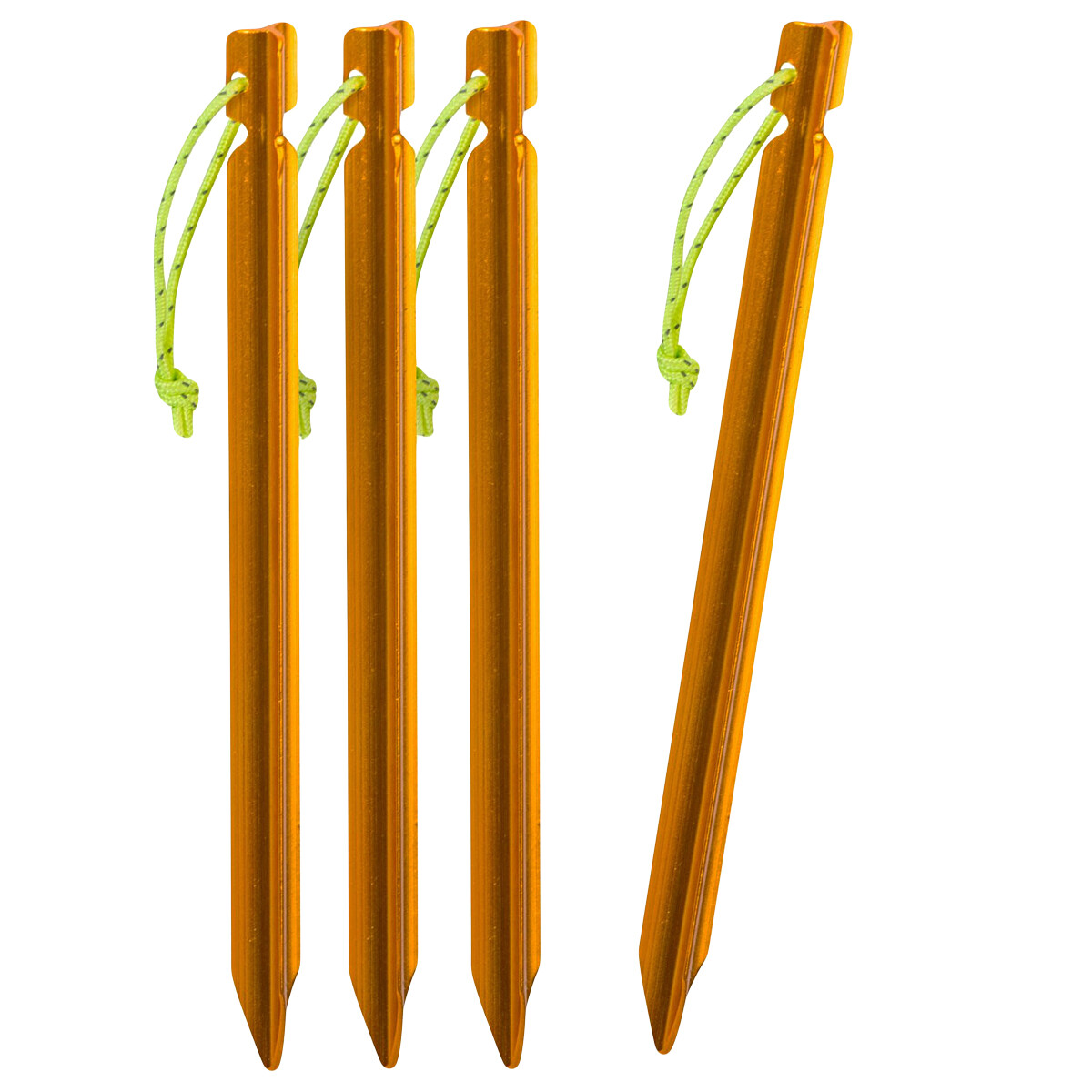 Piquetas de acero con rosca Helikon Senderismo Camping Naranja