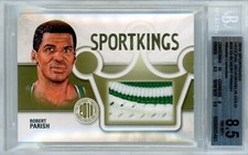 2010 SPORTKINGS NATIONAL MEMORABILIA GOLD #SK15 1/1 ROBERT PARISH - BGS 8.5