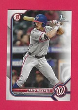 50 card lot of 2022 Bowman Draft #5 Jared McKenzie - Nationals - 10 available