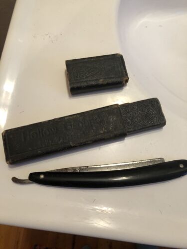 H. BOKER & Co. HOLLOW GROUND STRAIGHT RAZOR GERMANY With Box