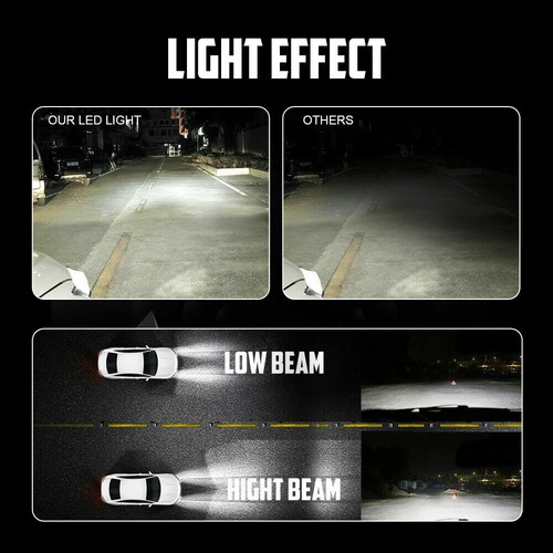 For Chevy HHR 2006-11 8000K LED Headlight Hi/Lo+Fog Light 4 Bulbs Combo kit - Picture 3 of 12