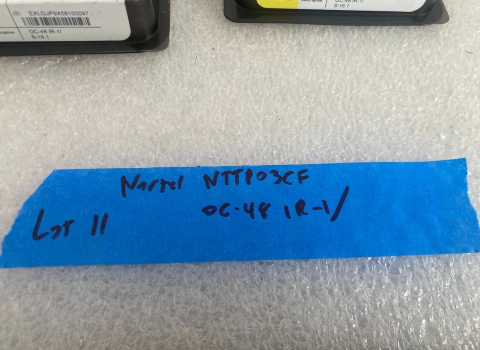Lot (11) Nortel Networks NTTP03CF OC-48/IR-1 SFP Transceivers - Image 4 of 4