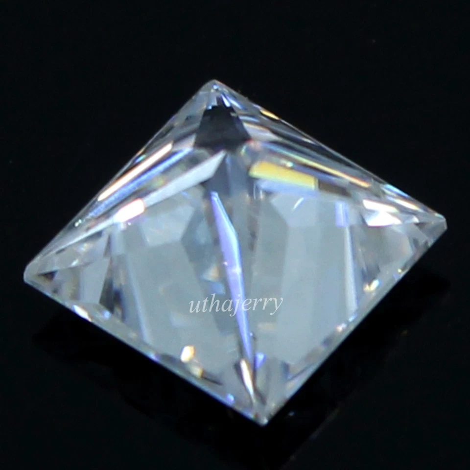 Beautiful TCW 1.10 Ct DE Color VS1 White Loose Diamond 6x6 mm Princess Cut - Image 3 of 4