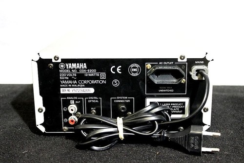 . Yamaha CDX-E200 Lecteur CD Hi-Fi | Compact | Testé | Garantie 1 an - Imagen 5 de 5