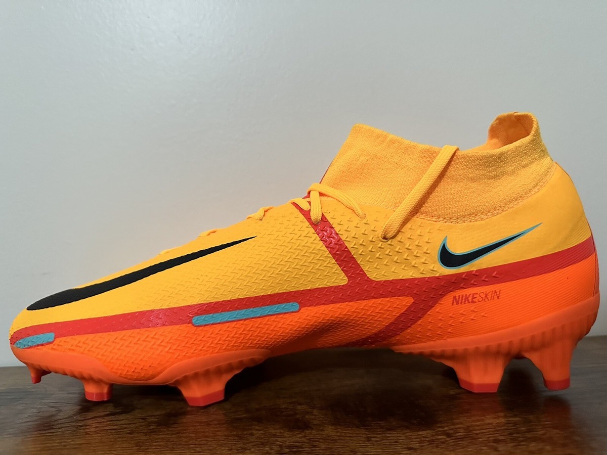 NIKE PHANTOM GT 2 PRO DF FG LASER ORANGE BRIGHT CRIMSON