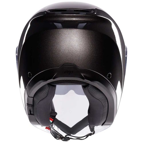 CASCO HELMET MOTO JET AGV IRIDES ASFALTO GREY GRIGIO SCURO TG M - Foto 5 di 7