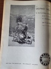 MOTO MOTOM DELFINO 160  - VECCHIA PUBBLICITA' ADVERT - ML5