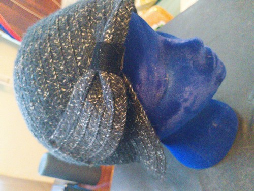 Scala Women's Handcrafted Tinted Black Cloche Hat Band & Bow One Size  - Picture 5 of 10