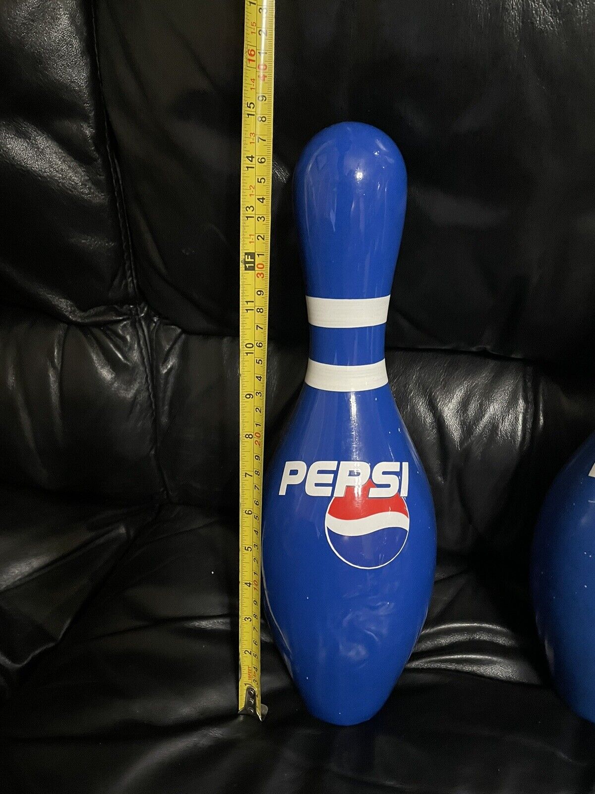 triple pause Proficiency 2 PEPSI Cola 15” Blue with Pepsi Ball Logo Bowling Pins Regulation Size  RARE | eBay
