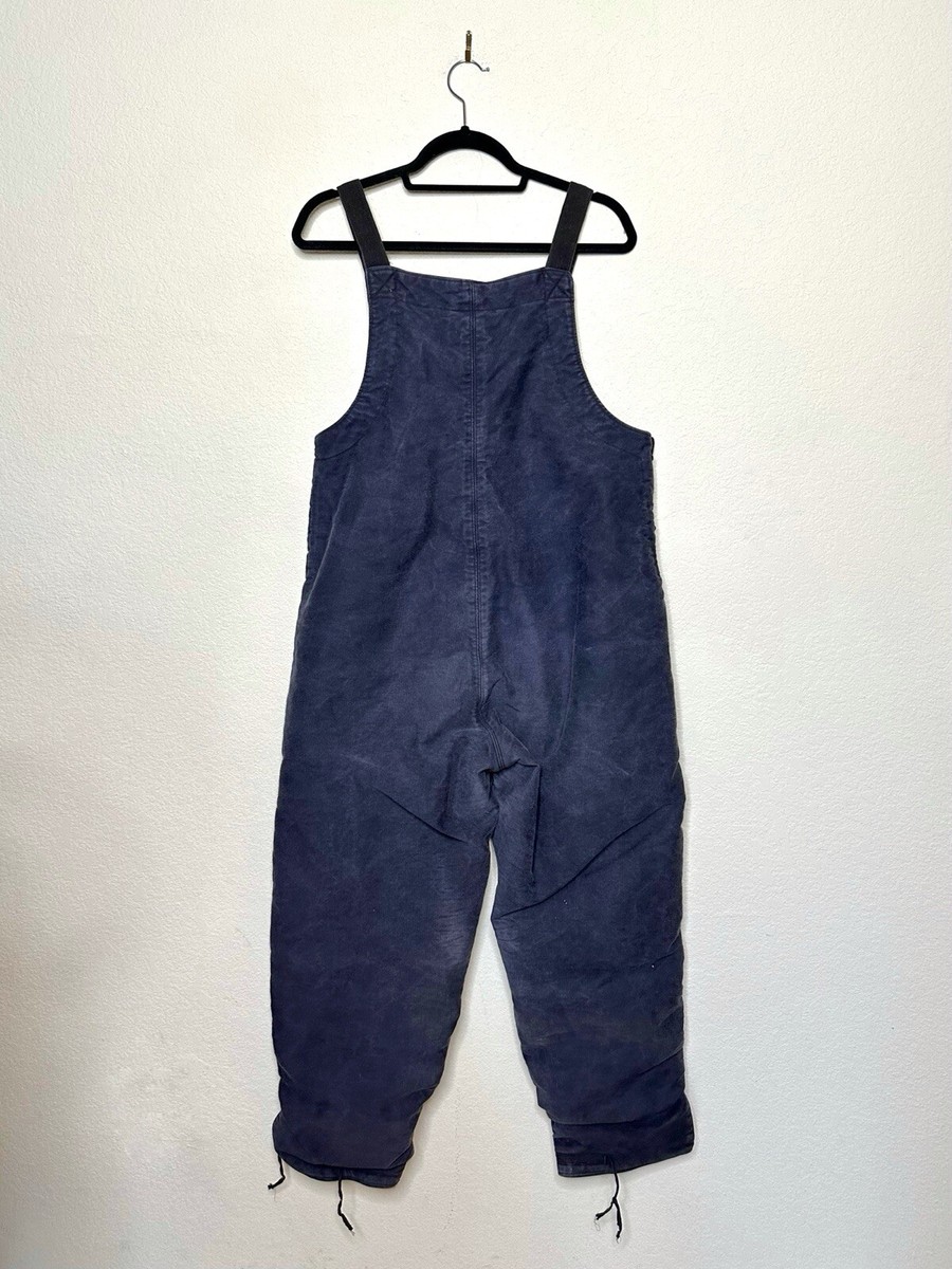 40s Vintage WWII US Navy Blue Deck Bibs Military Insulated 40s Vintage WWII US Navy Blue Deck Bibs Military Insulated