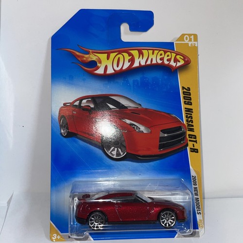 Hot Wheels 2009 New Models #1 2009 Nissan GT-R red - 第 1/2 張圖片