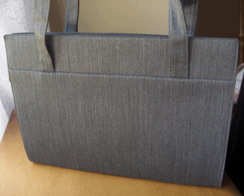 Ferragamo vintage large tote shoulder bag~fabric~logo hardware~pristine-Genuine - Picture 3 of 12