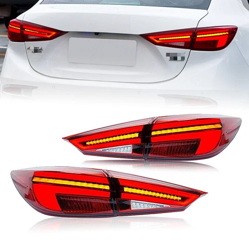 Conjunto de 4 luces traseras LED rojas para Mazda 3/Axela 2014-2018  - Imagen 1 de 8