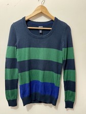 TM028 NWT TOMMY HILFIGER CREW NECK STRIPE WOMEN SWEATER SIZE XS 54.50