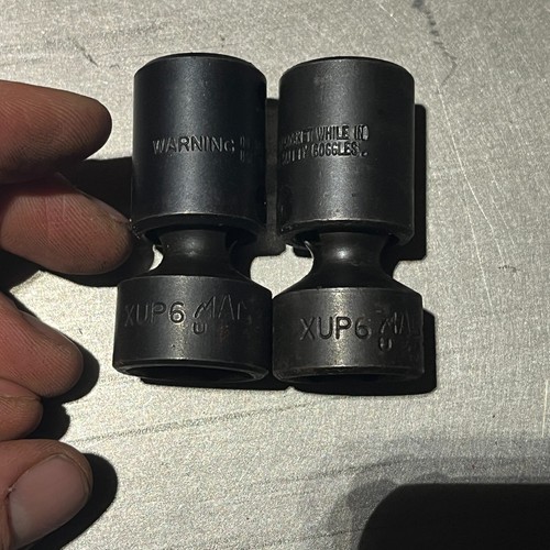Mac Tools 3/8" Drive Metric Swivel Impact Socket Set 10-19mm W/ Tray 9pc XUP6 - Picture 9 of 17