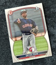 2023 Bowman Dayan Frias #BP-26  Paper 1st Bowman Cleveland Guardians
