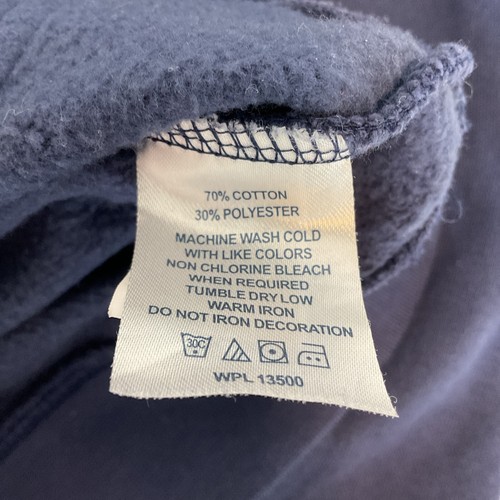 FFA Agriculture Hoodie Men M Blue Gold Yellow Sweatshirt Farmer Work Chore - Picture 10 of 10